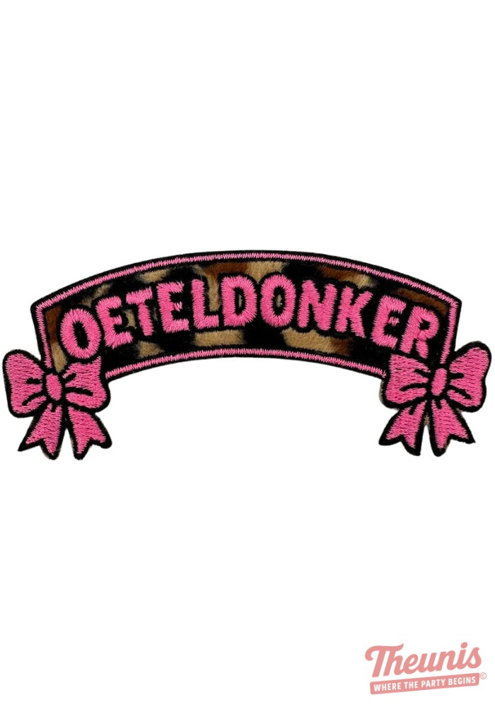Panter Boog Met Strikje - Oeteldonk Embleem -  - Carnavalsjas Store
