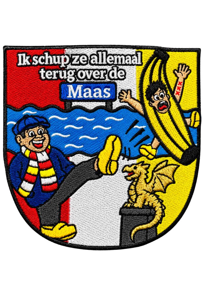Terug Over De Maas - Oeteldonk Embleem -  - Carnavalsjas Store